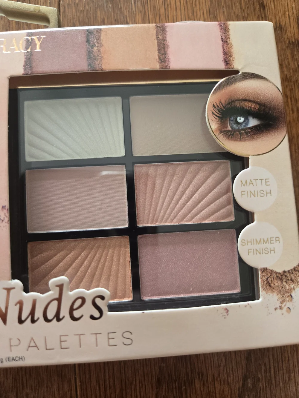 2 Ellen Tracy Rosy Nudes Eyeshadow Duo Palette - Pink, Mauve, Champagne, Taupe